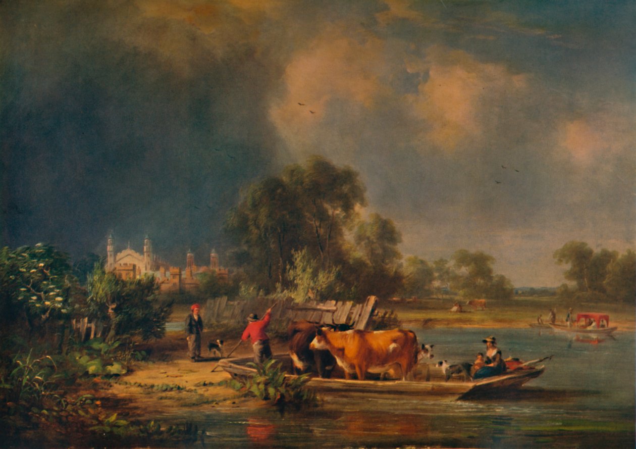 Eton fra elven, 1800-tallet, 1935 av John Hilder