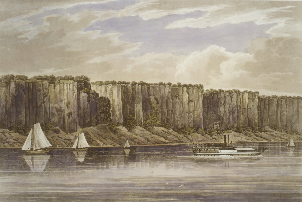 Palisades No. 19, Hudson River Portfolio, 1823-24.    1147353   no       norwegian Successfully Translated  Original: Rock at Javea - Sorolla y Bastida, Joaquin (1863-1923) - 1905 - Oil on canvas - 62,5x84,7 - Museo Carmen Thyssen, Malaga Translat: Rock at av John Hill