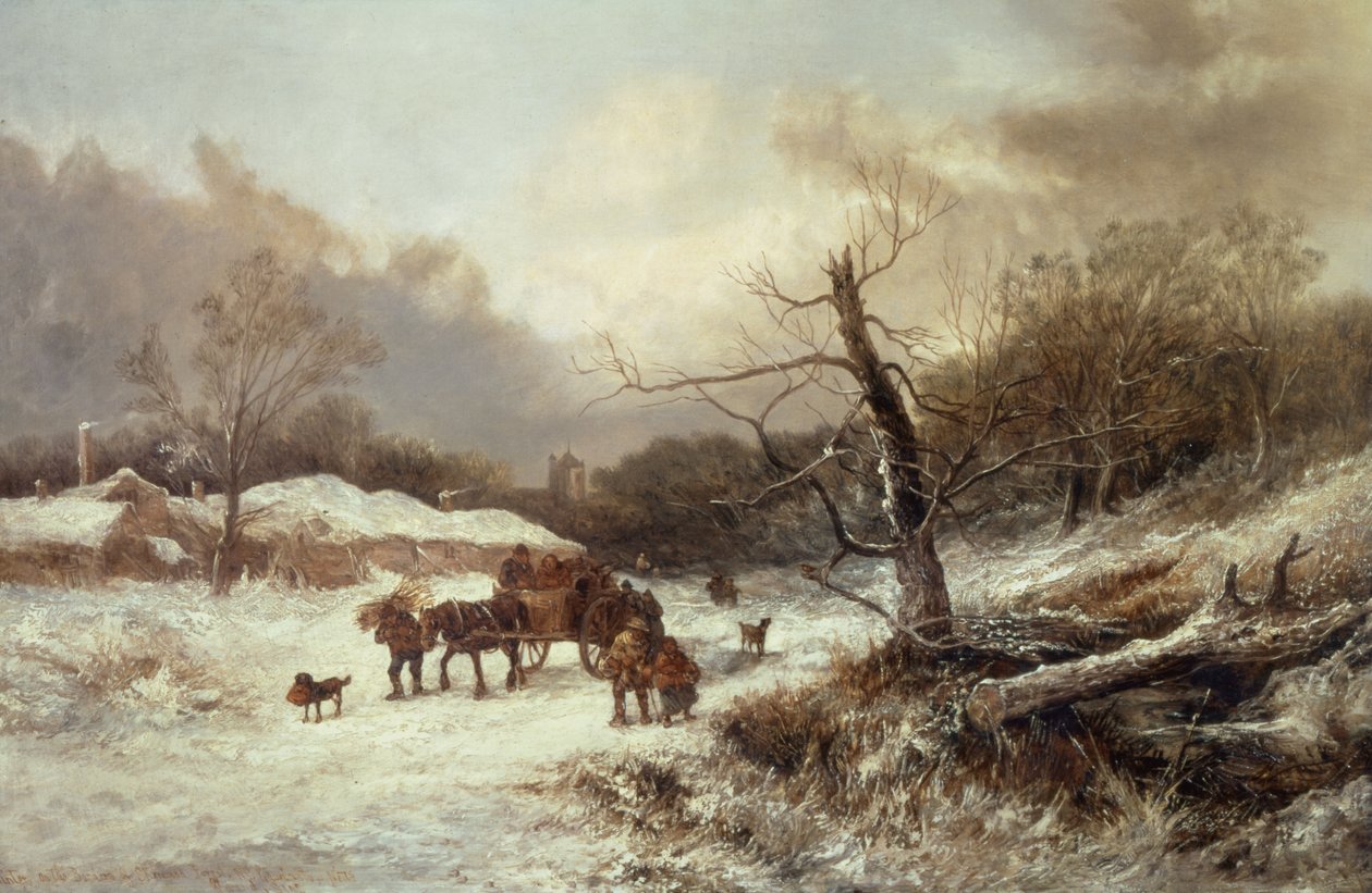 Vinter på grensen til Sherwood Forest av John Holland