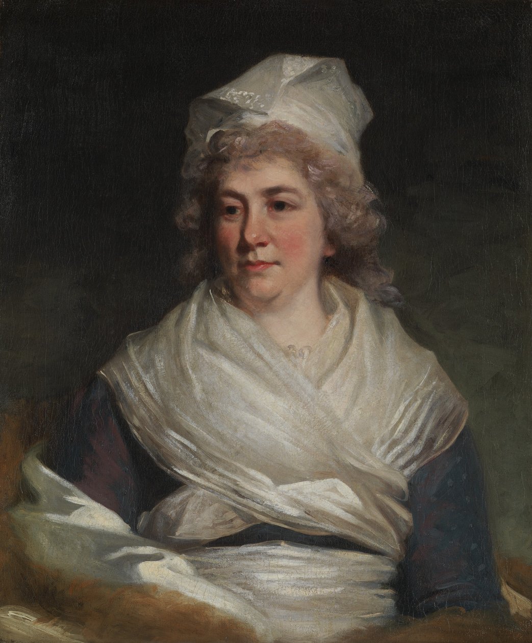 Mrs. Richard Bache Sarah Franklin, 1743-1808, 1793. av John Hoppner