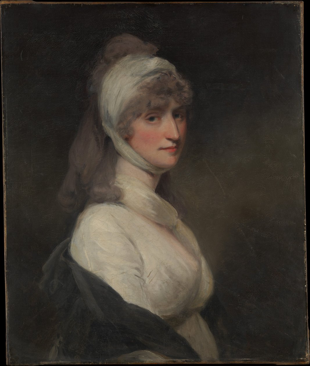Fru Thomas Pechell (Charlotte Clavering, død 1841) av John Hoppner