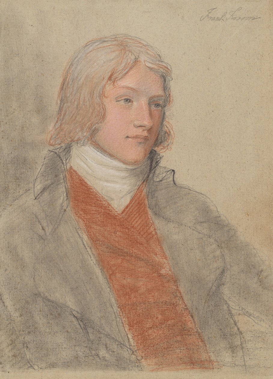 Portrettstudie av en ung mann, muligens Frank Issom av John Hoppner