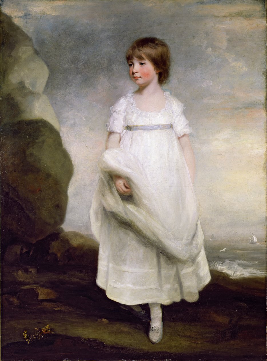 Portrett av Anne Isabella Milbanke (1792–1860), senere Lady Byron, ca. 1800 (olje på lerret) av John Hoppner