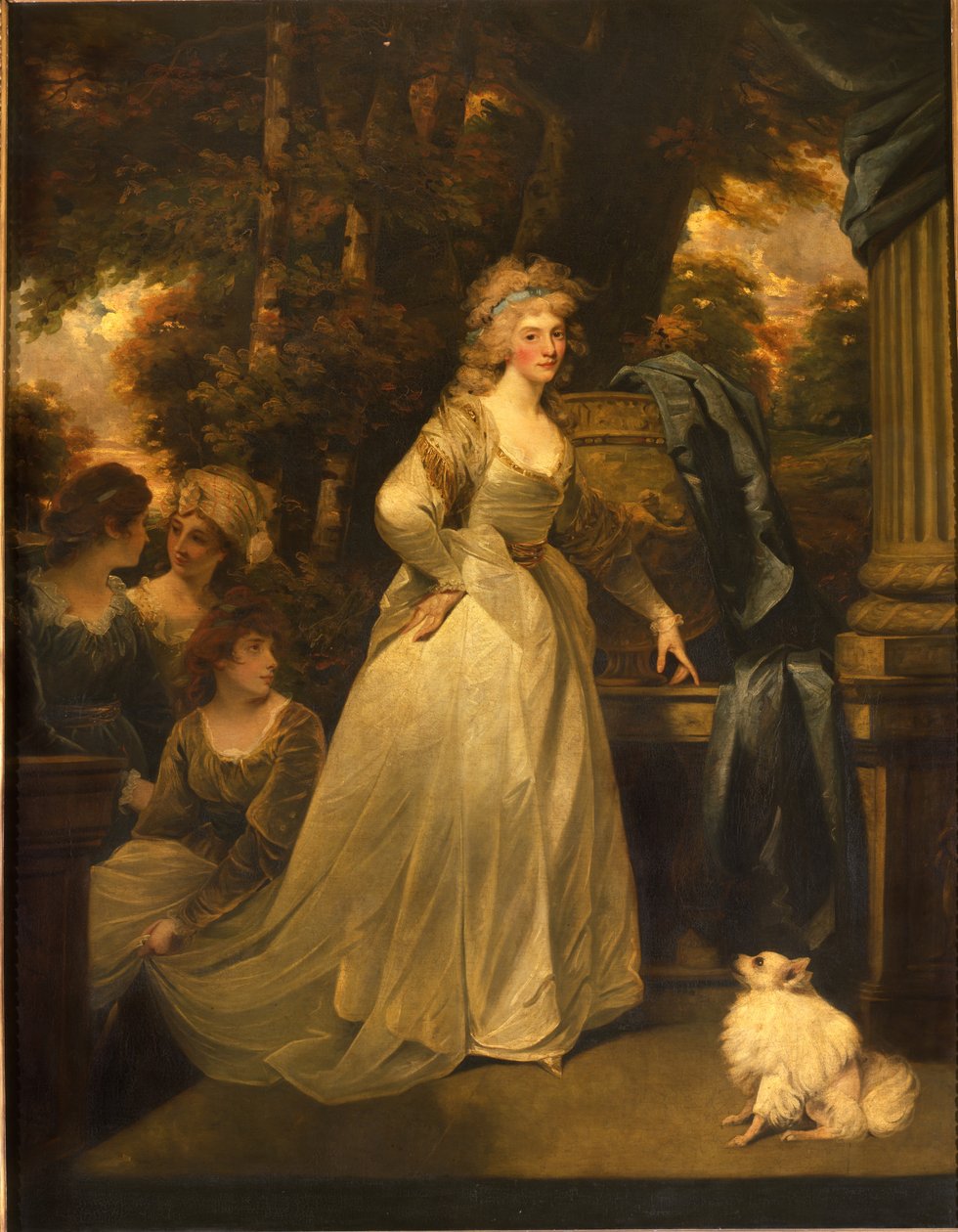 Portrett av H.R.H. Frederica Charlotte Ulrica, prinsesse Royal of Prussia og hertuginne av York, 1792 av John Hoppner