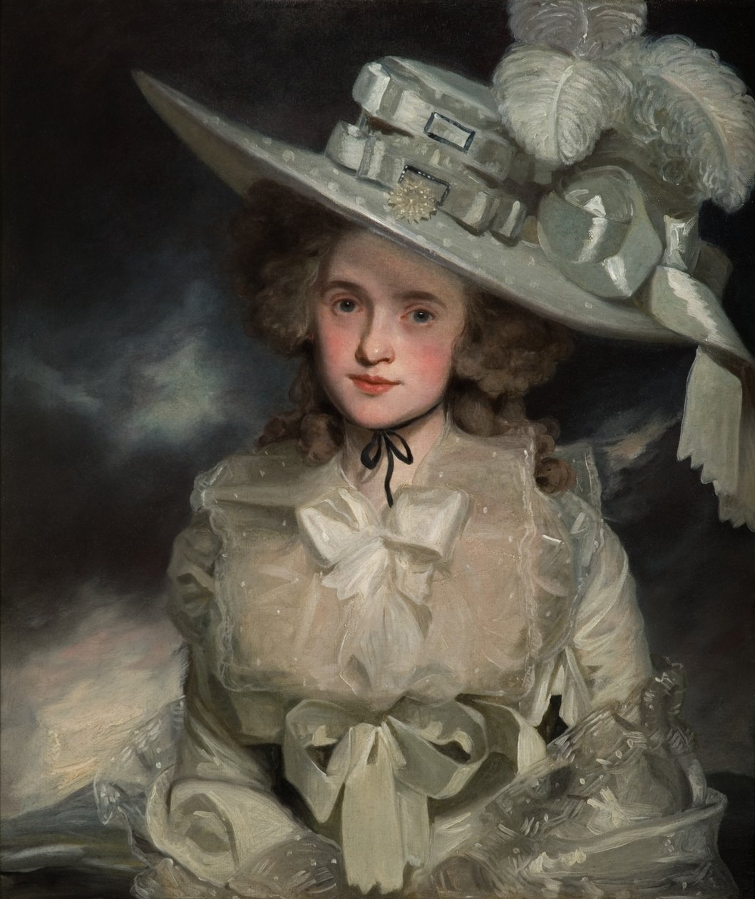 Portrett av Mary Boteler fra Eastry, Kent, 1786 av John Hoppner