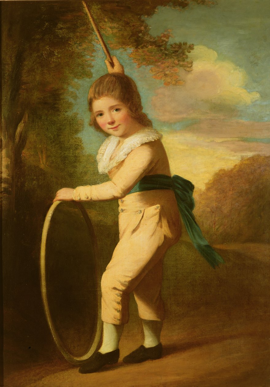 Portrett av mester William Morgan med bøyle og stokk av John Hoppner