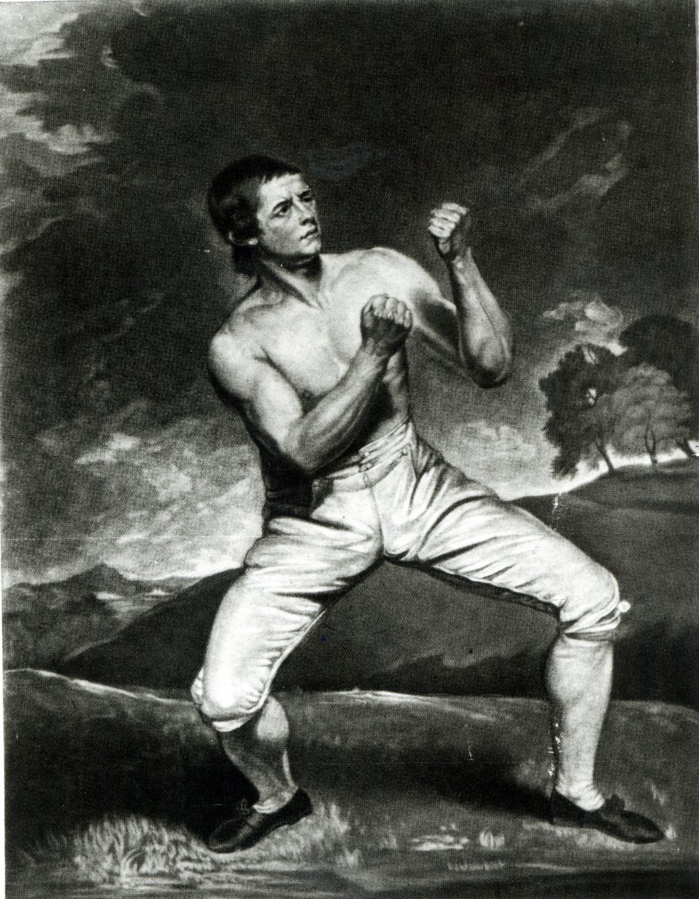 Portrett av Richard Humphreys, gravert av J. Young av John Hoppner
