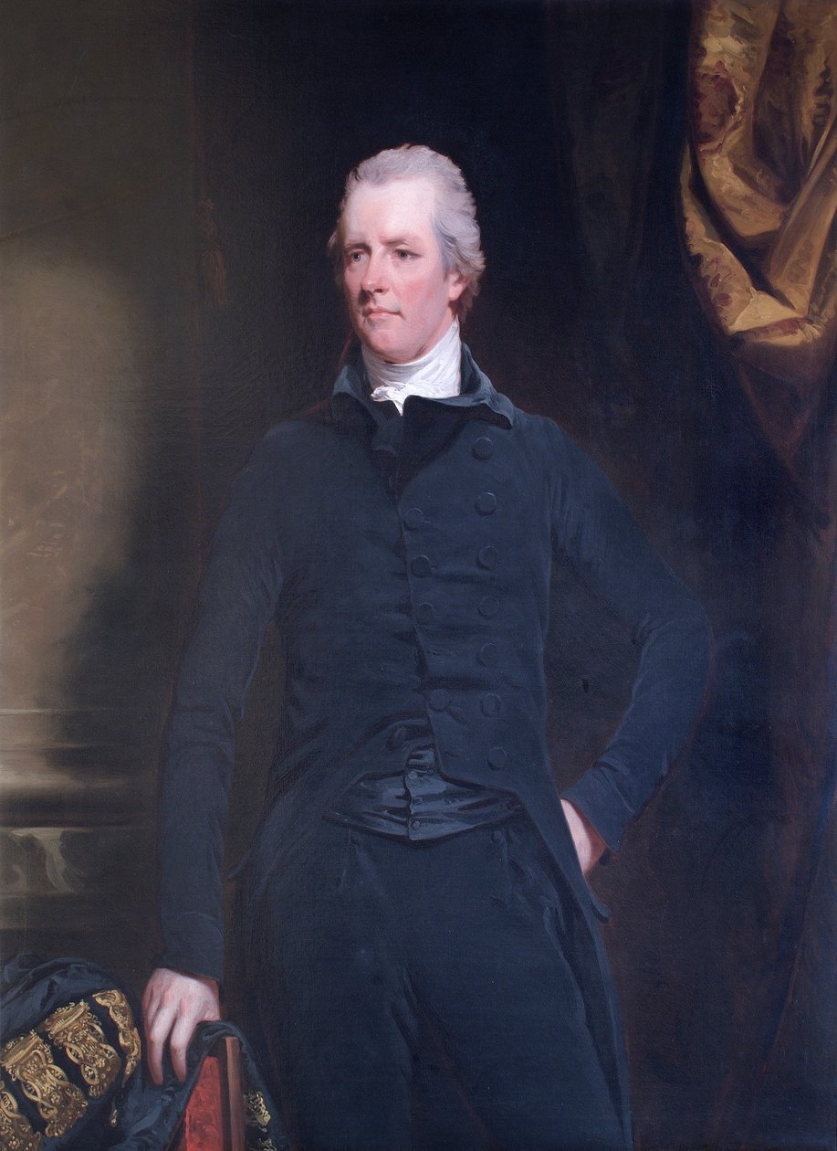 Portrett av William Pitt den yngre , britisk politiker og statsminister, 1805. av John Hoppner