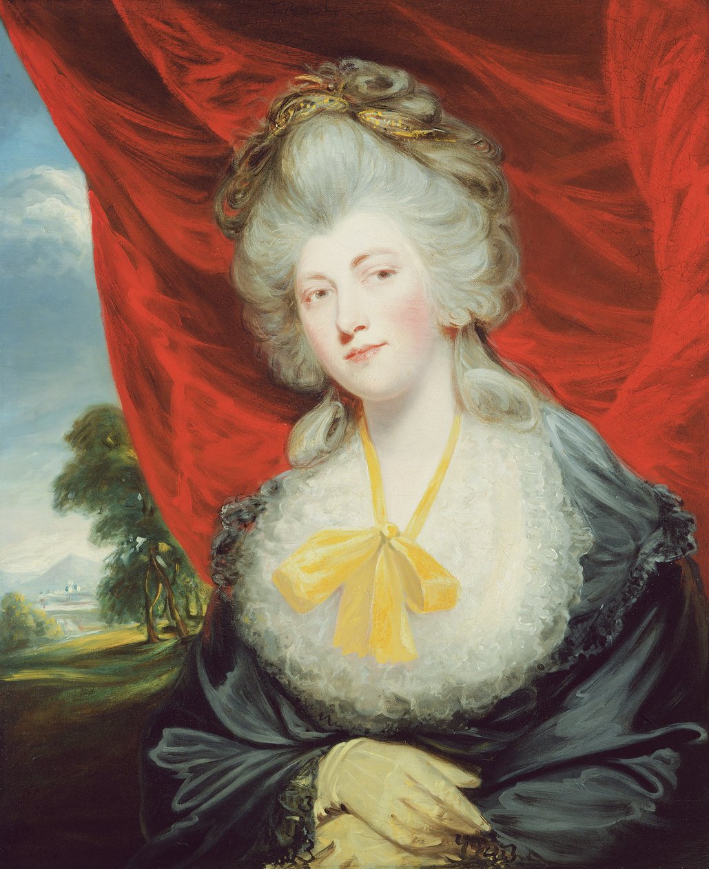 Portrett av Hon. Isabella Ingram, senere marsjoninne av Hertford av John Hoppner