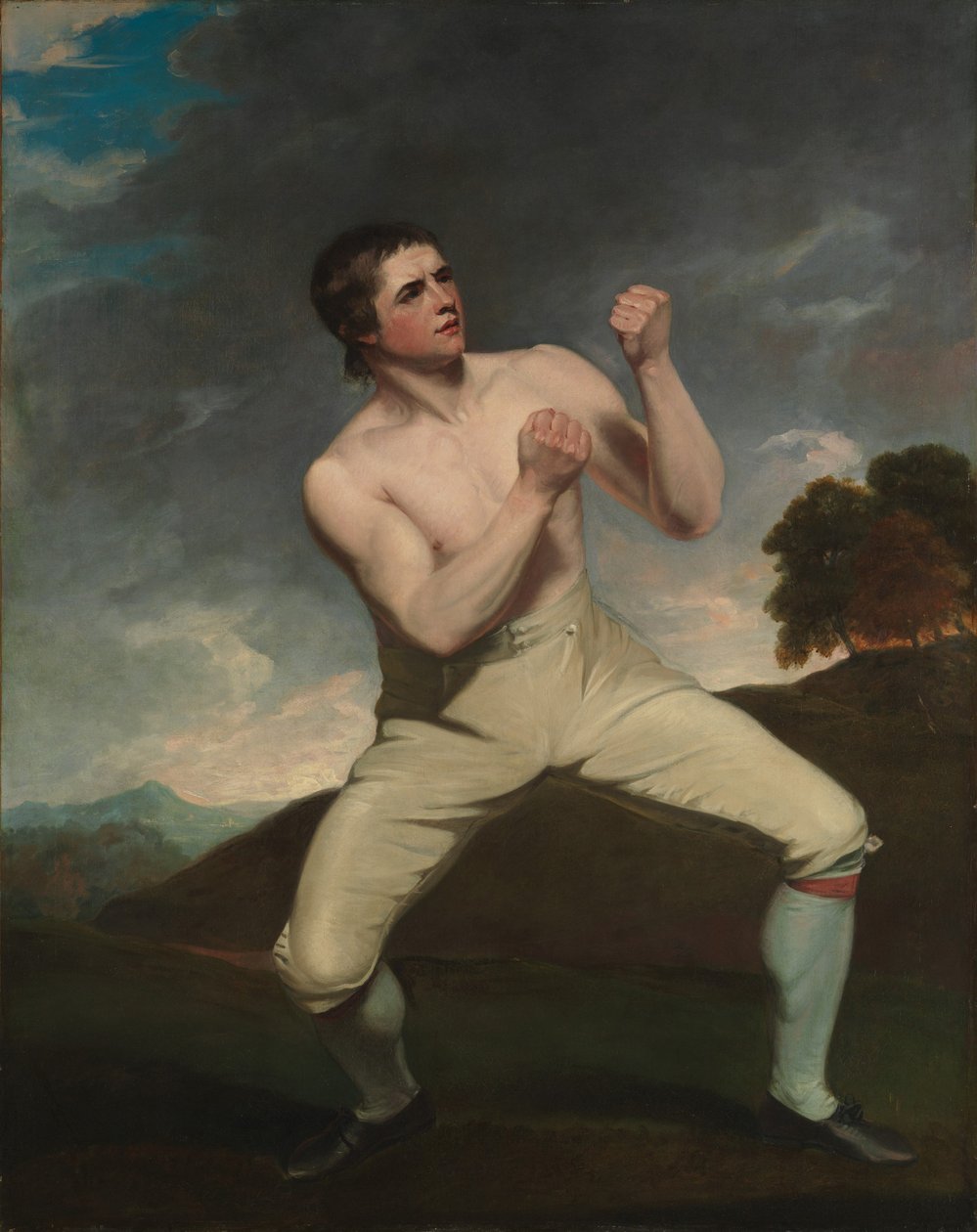 Richard Humphreys the Boxer, ca. 1788 (olje på lerret) av John Hoppner