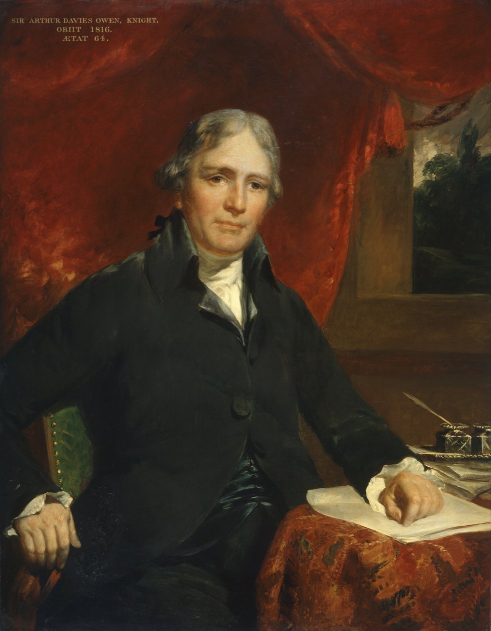 Sir Arthur Davies Owen, ridder av John Hoppner