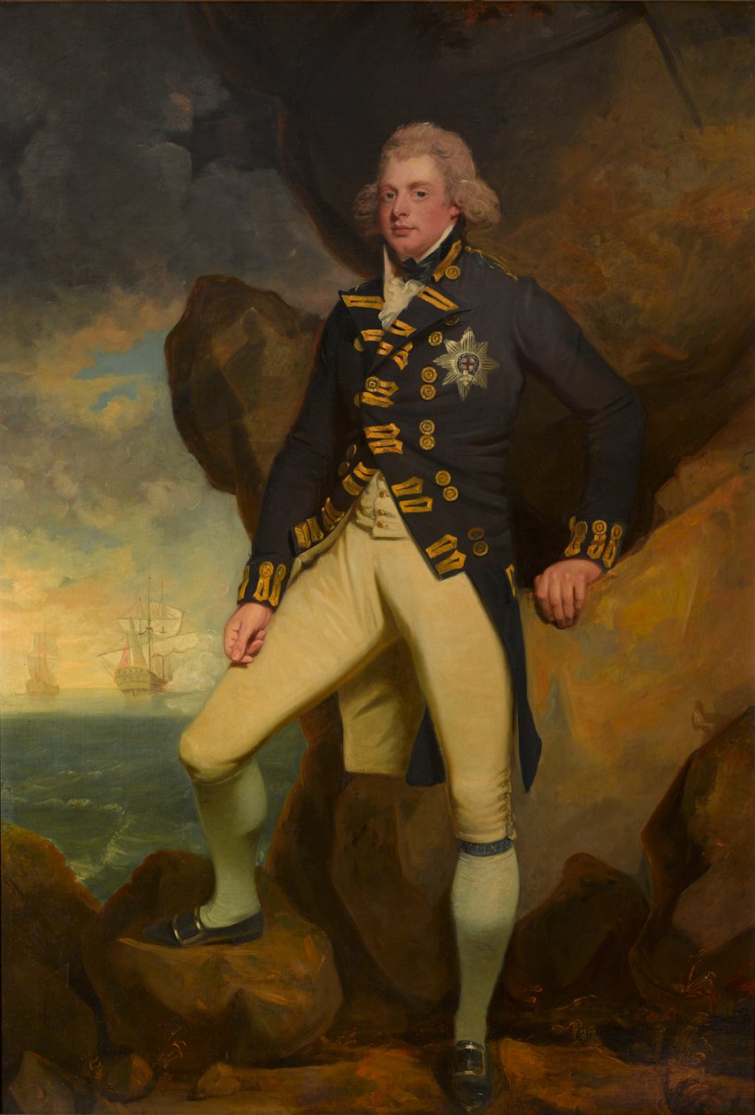 Hertugen av Clarence, senere William IV (olje på lerret) av John Hoppner