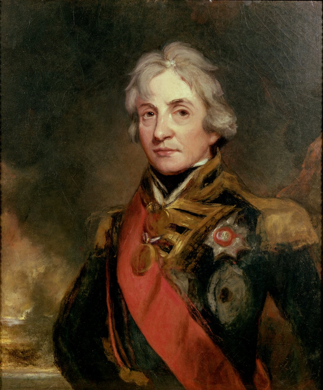 Viseadmiral Horatio Nelson (1758-1805), av Hoppner, John (1758-1810). Olje på lerret av John Hoppner