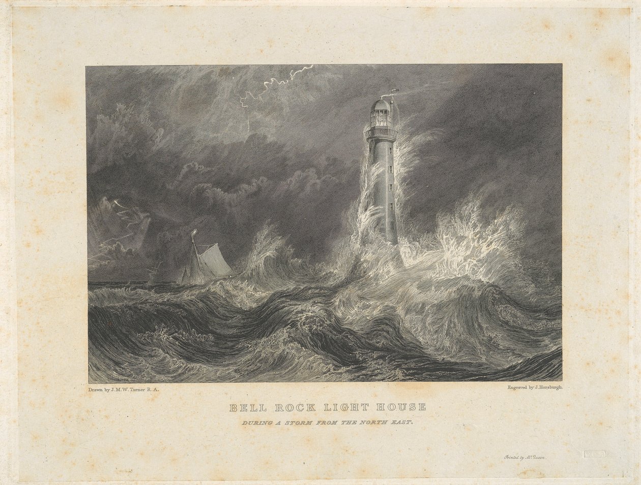 Bell Rock fyrtårn av John Horsburgh