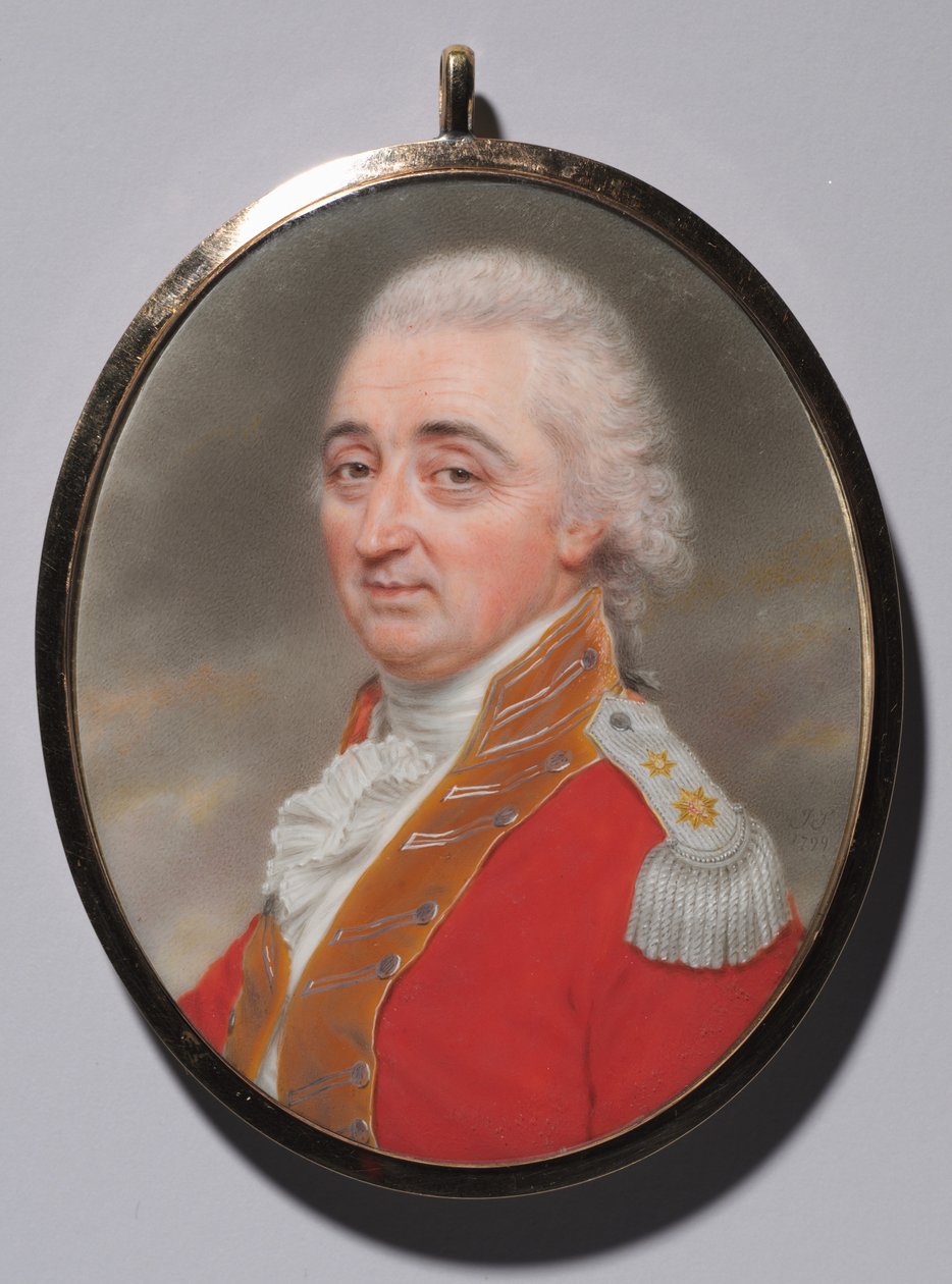 Portrett av generalløytnant Daniel Burr, 1799. av John I. smart