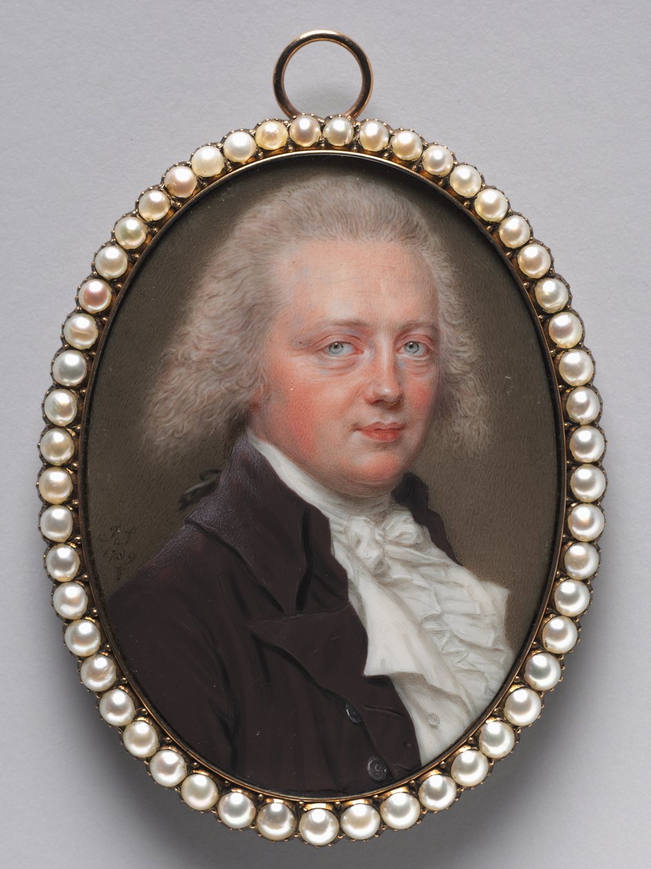 Portrett av en mann, 1789. av John I. smart