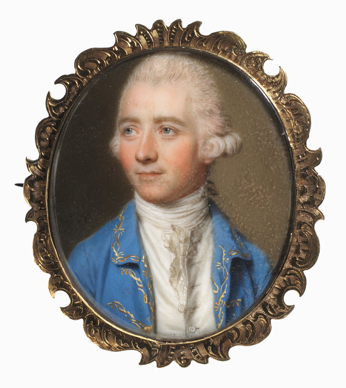 Portrett av en mann, muligens Sir Soulden Lawrence, 1770. av John I. smart