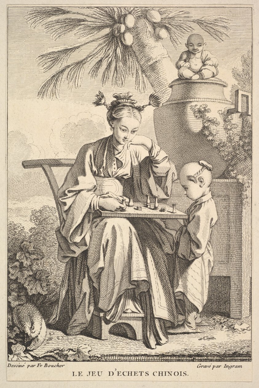 The Game of Chinese Chess, 1741-63. av John Ingram