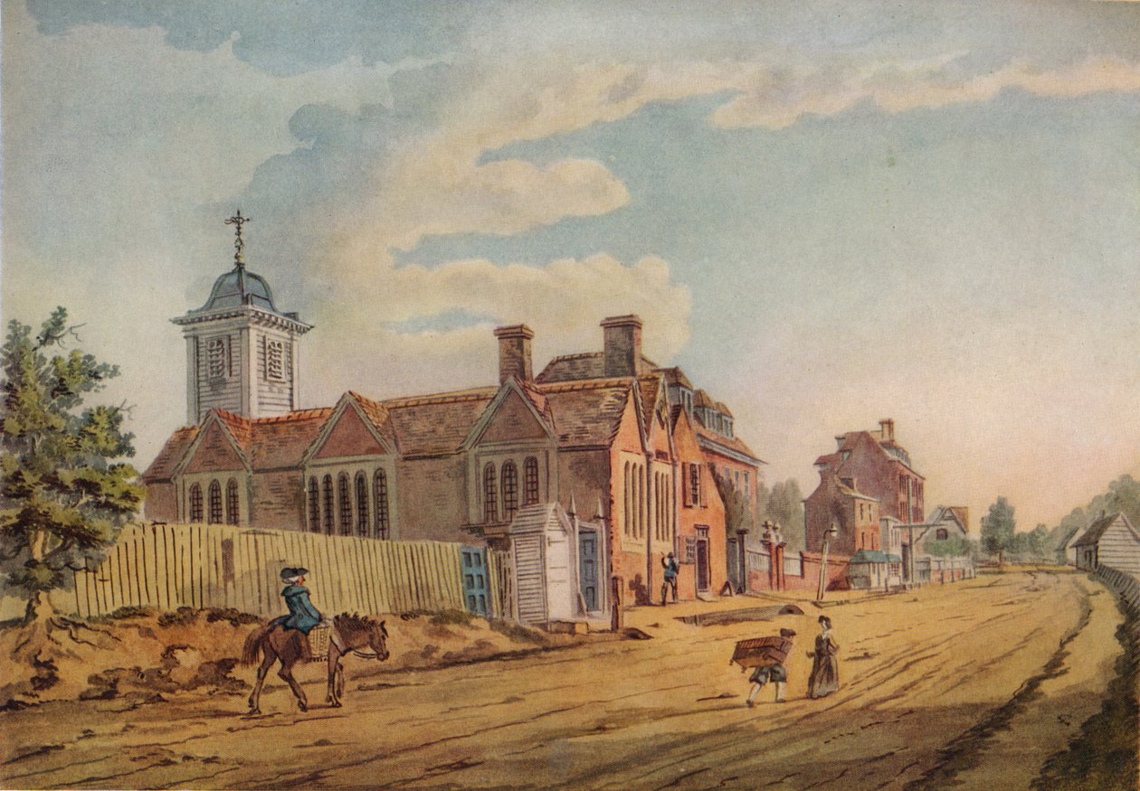 The Old Chapel, Kentish Town, c1770, 1925 av John Inigo Richards