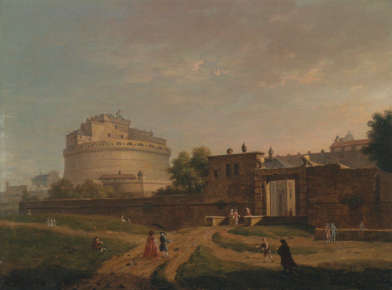 Castel Sant'Angelo, Roma av John Inigo Richards RA
