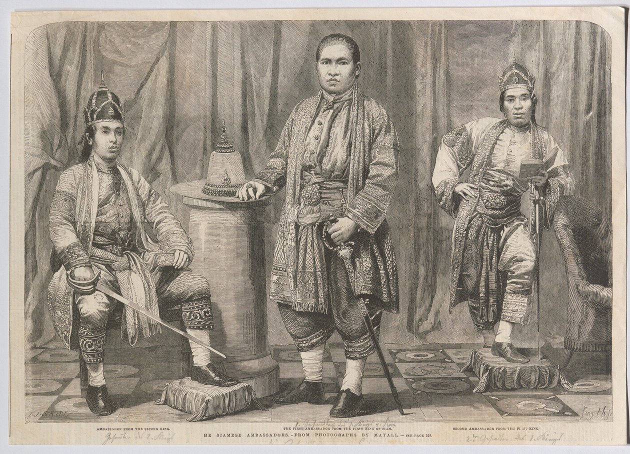 H.E. (sic!) Siamesiske ambassadører av John Jabez Edwin Mayall
