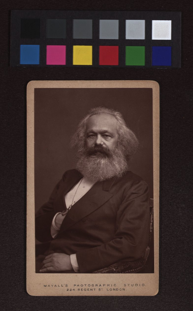Karl Marx (1818-1883), filosof, økonom, politisk tenker av John Jabez Edwin Mayall