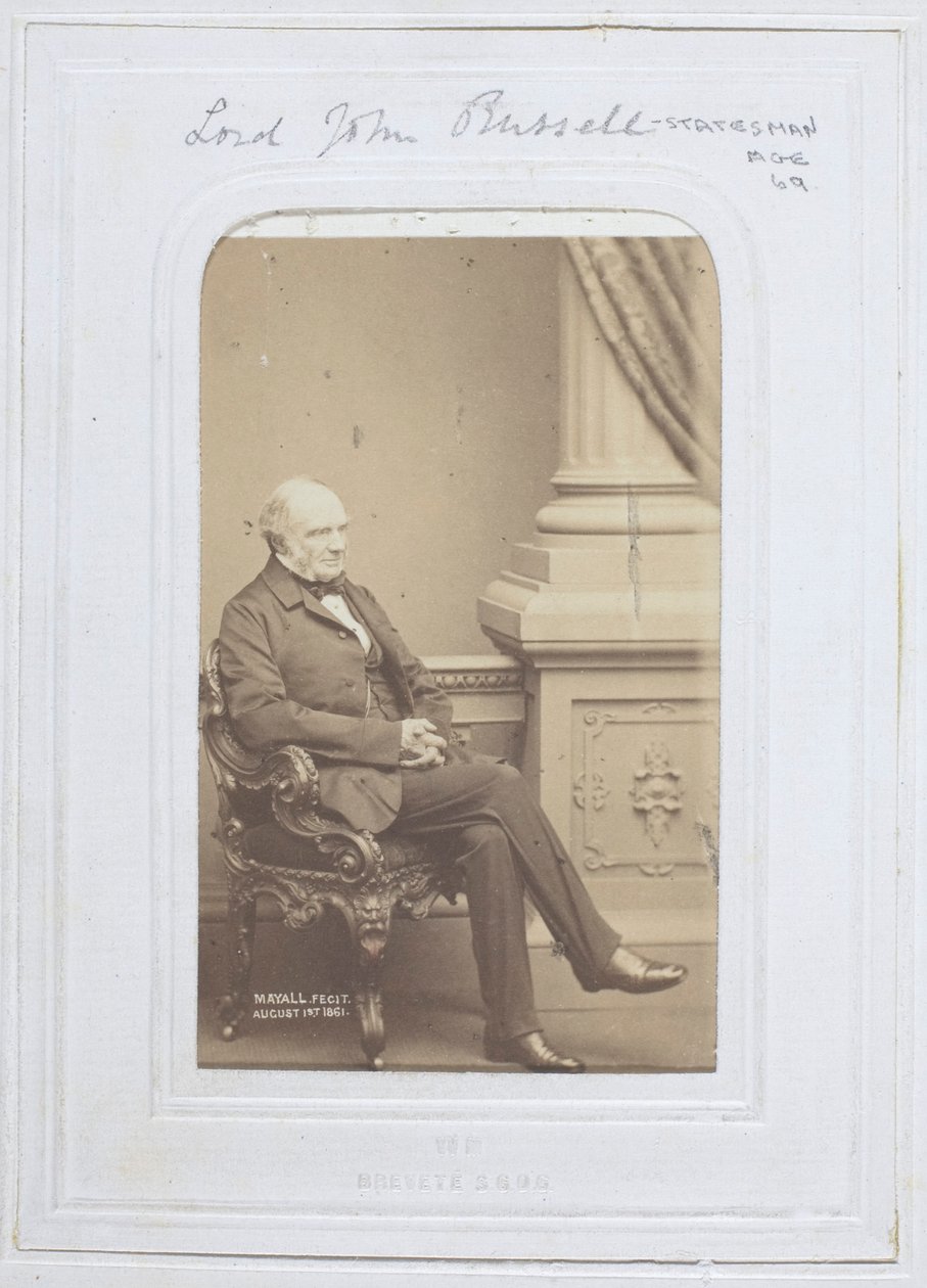Lord John Russell av John Jabez Edwin Mayall