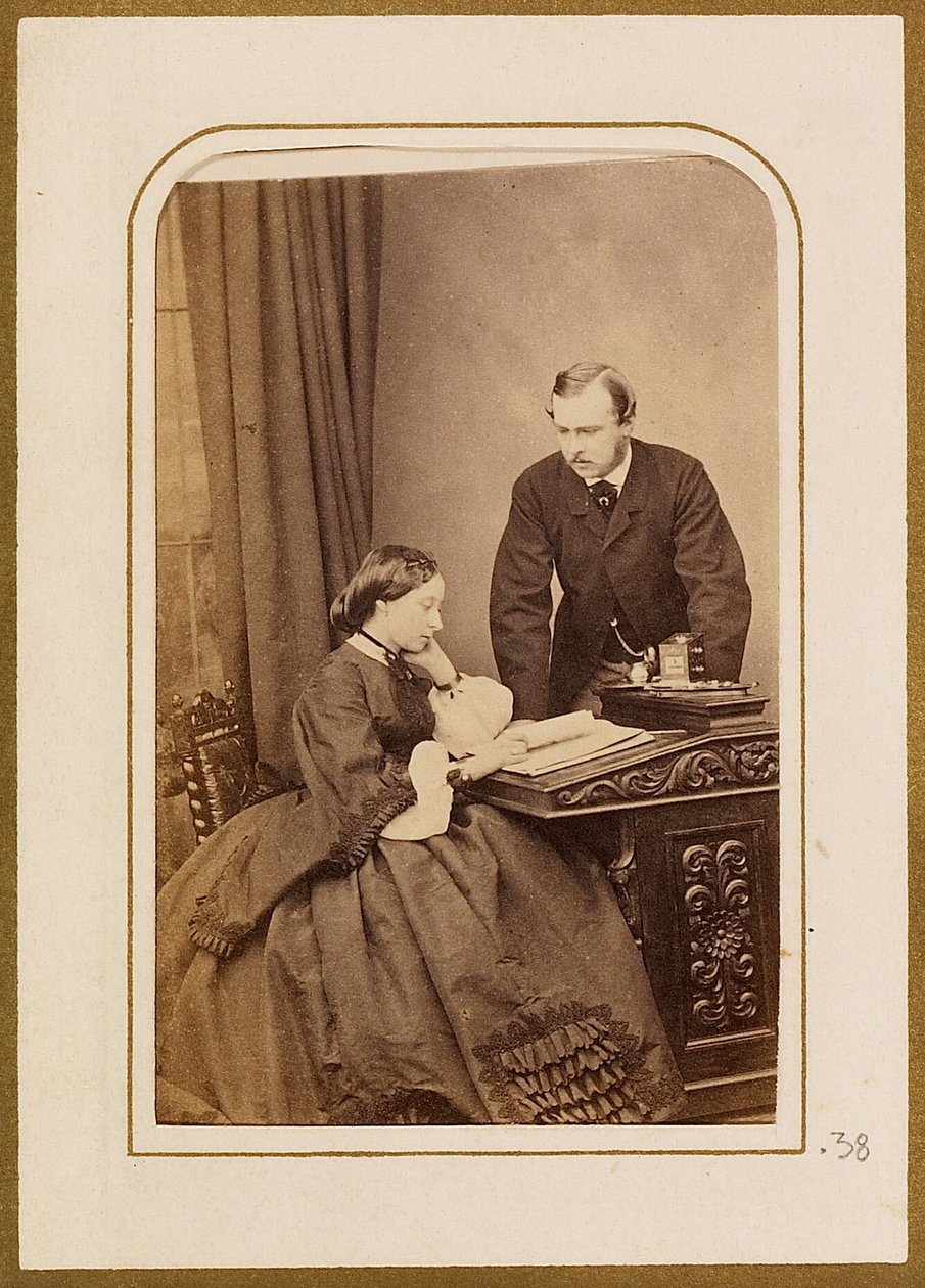Prins Louis og prinsesse Louis av Hessen av John Jabez Edwin Mayall