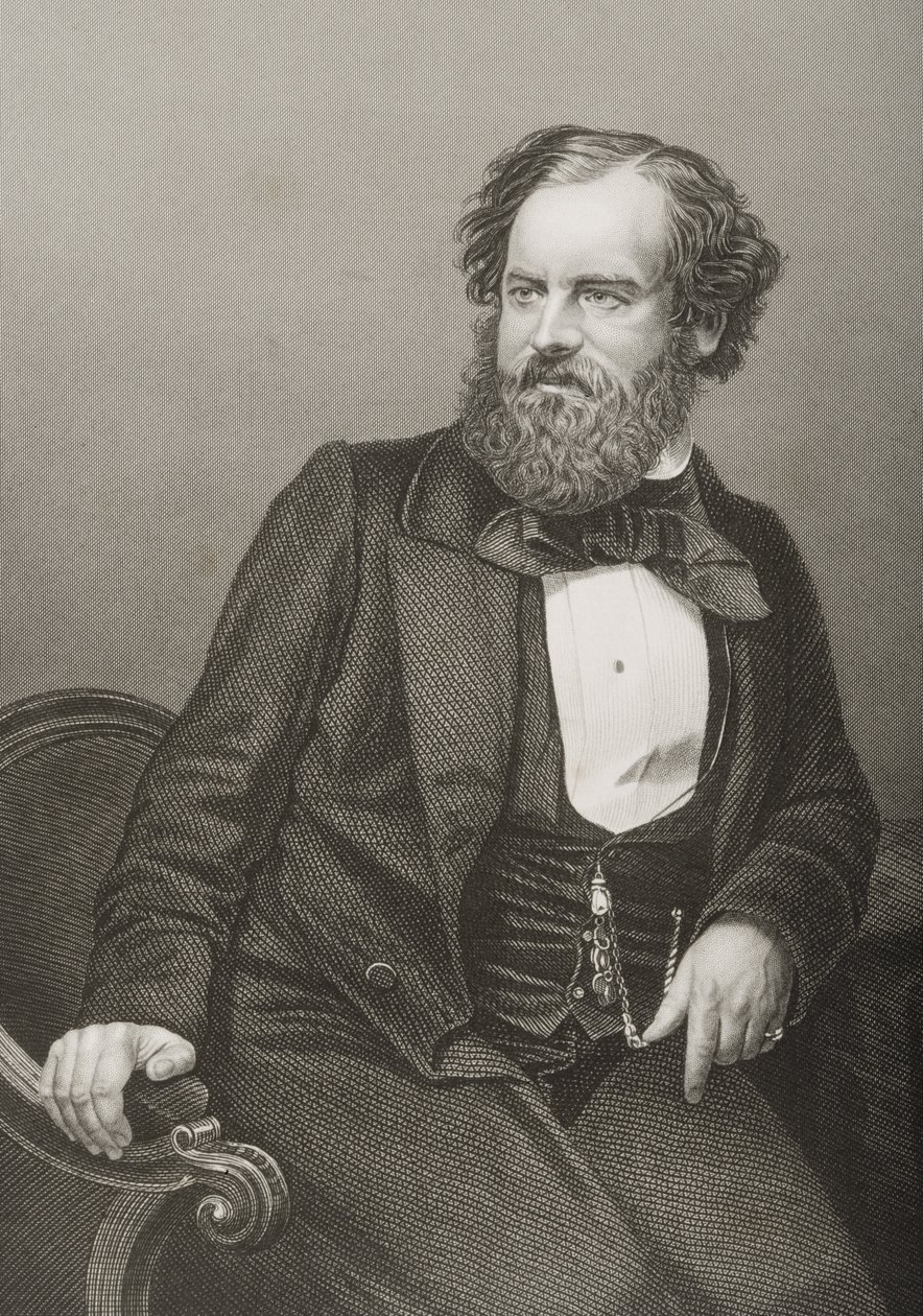 Albert Smith (1816-60) gravert av D.J. Pund fra et fotografi, fra 
