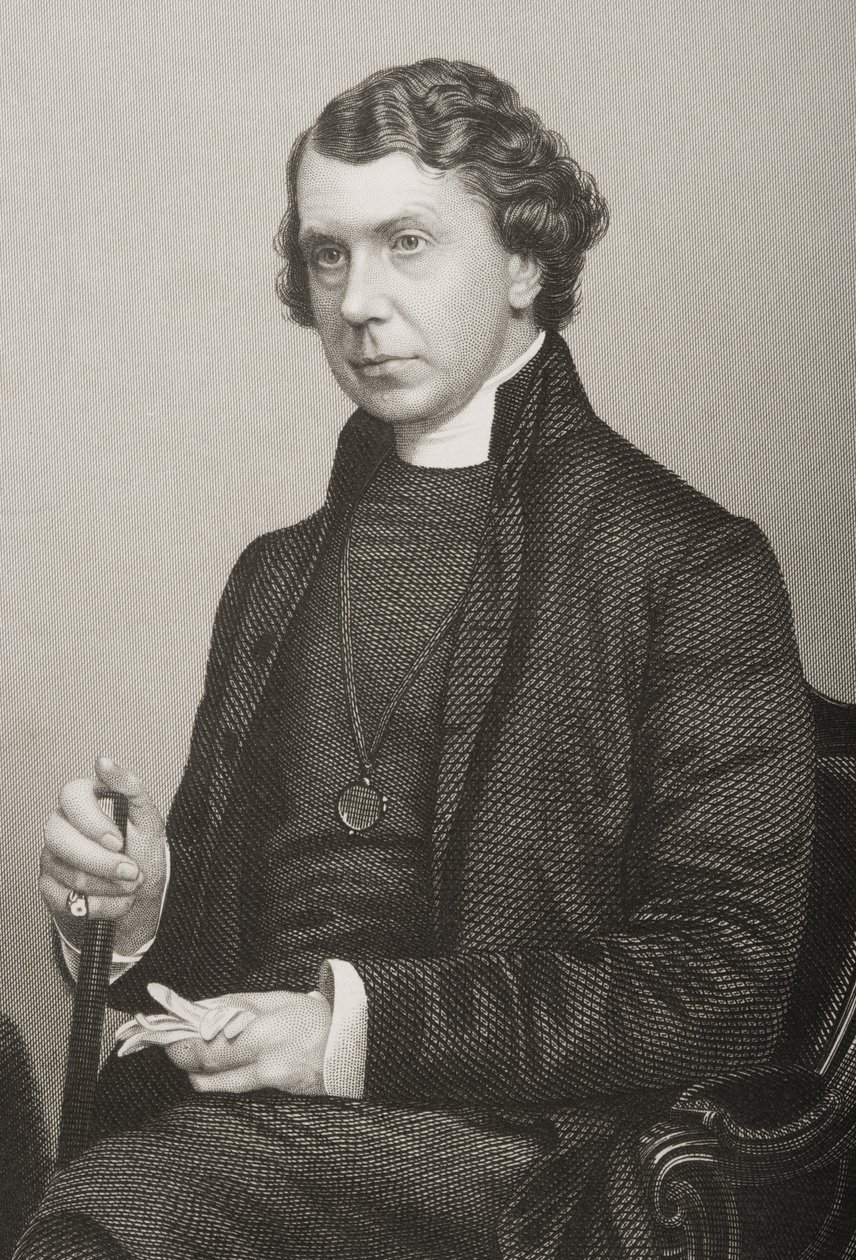 Archibald Campbell Tait (1811-82) gravert av D.J. Pund fra et fotografi, fra 