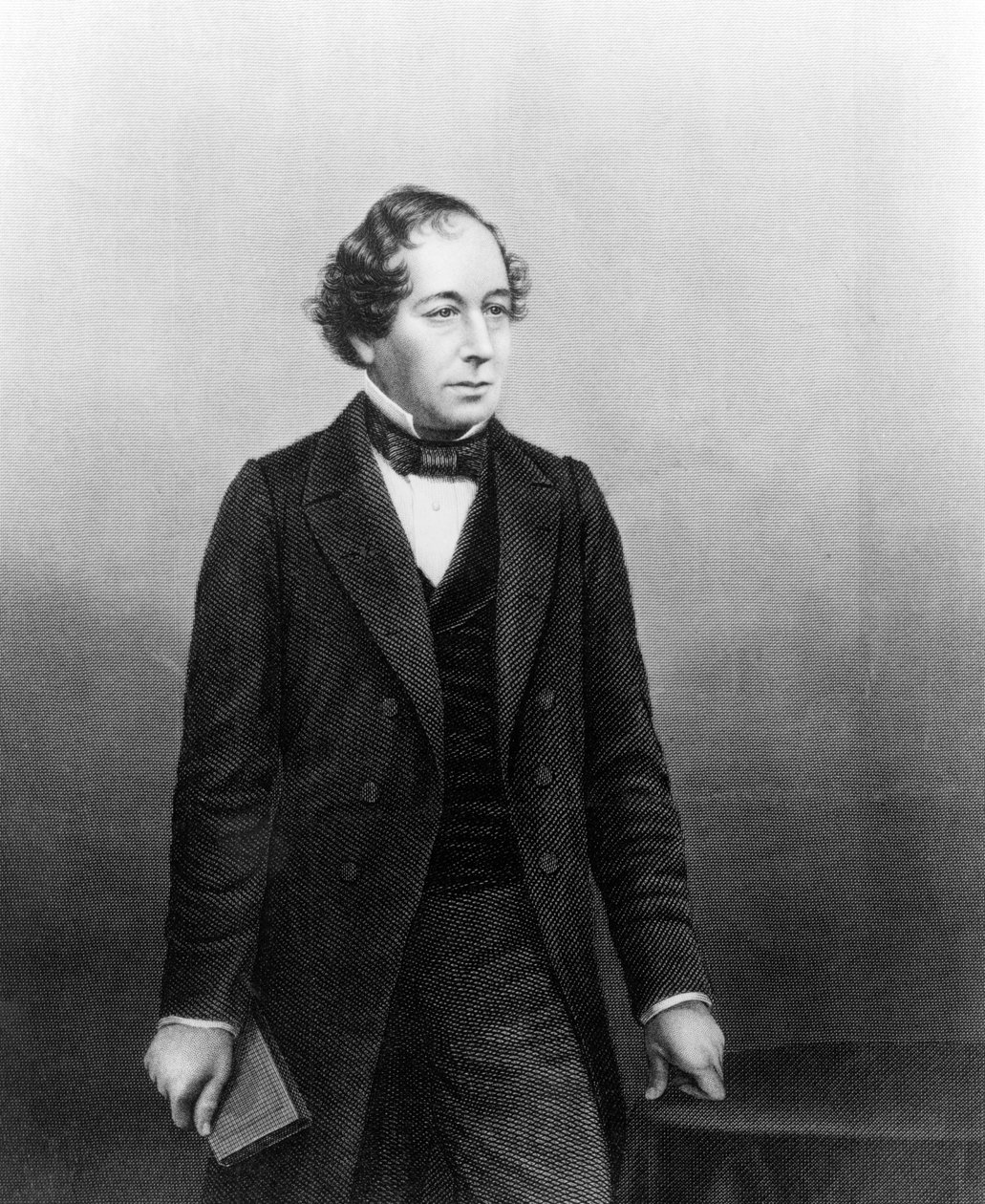 Benjamin Disraeli, gravert av D.J.Pound fra et fotografi av John Jabez Edwin Paisley Mayall
