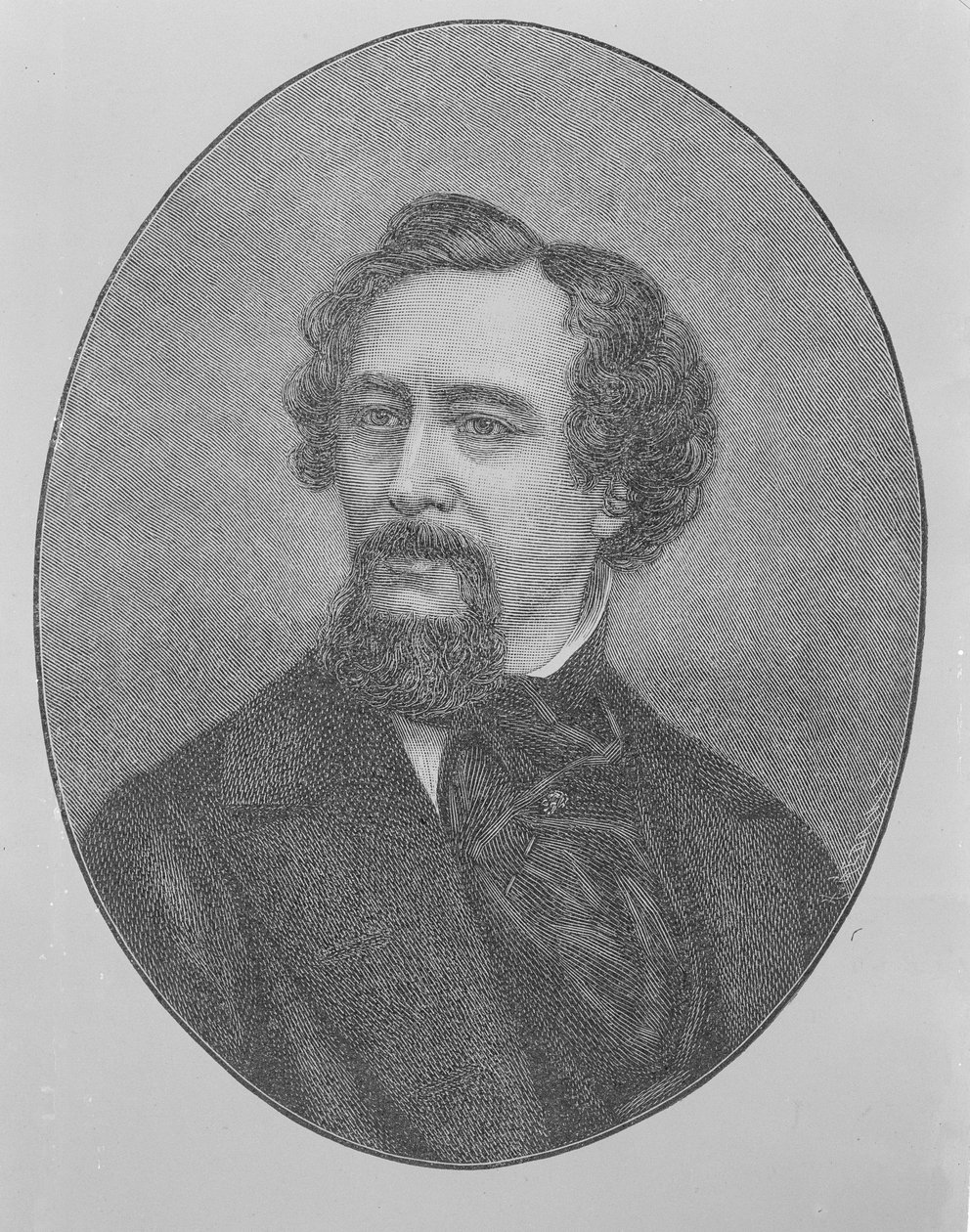 Charles John Huffam Dickens (1812-70) av John Jabez Edwin Paisley Mayall