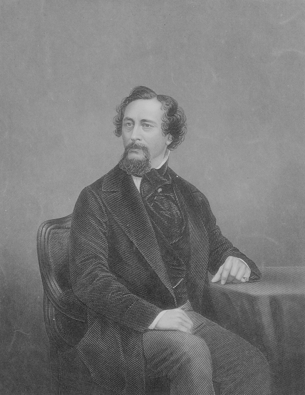 Charles John Huffam Dickens (1812-70) av John Jabez Edwin Paisley Mayall