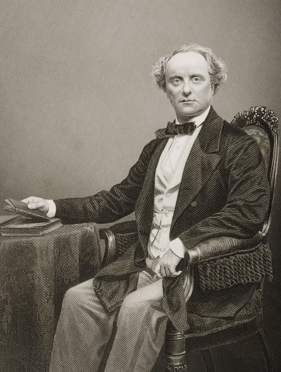 Charles John Kean (1811-68), gravert av D.J. Pund fra et fotografi, fra 