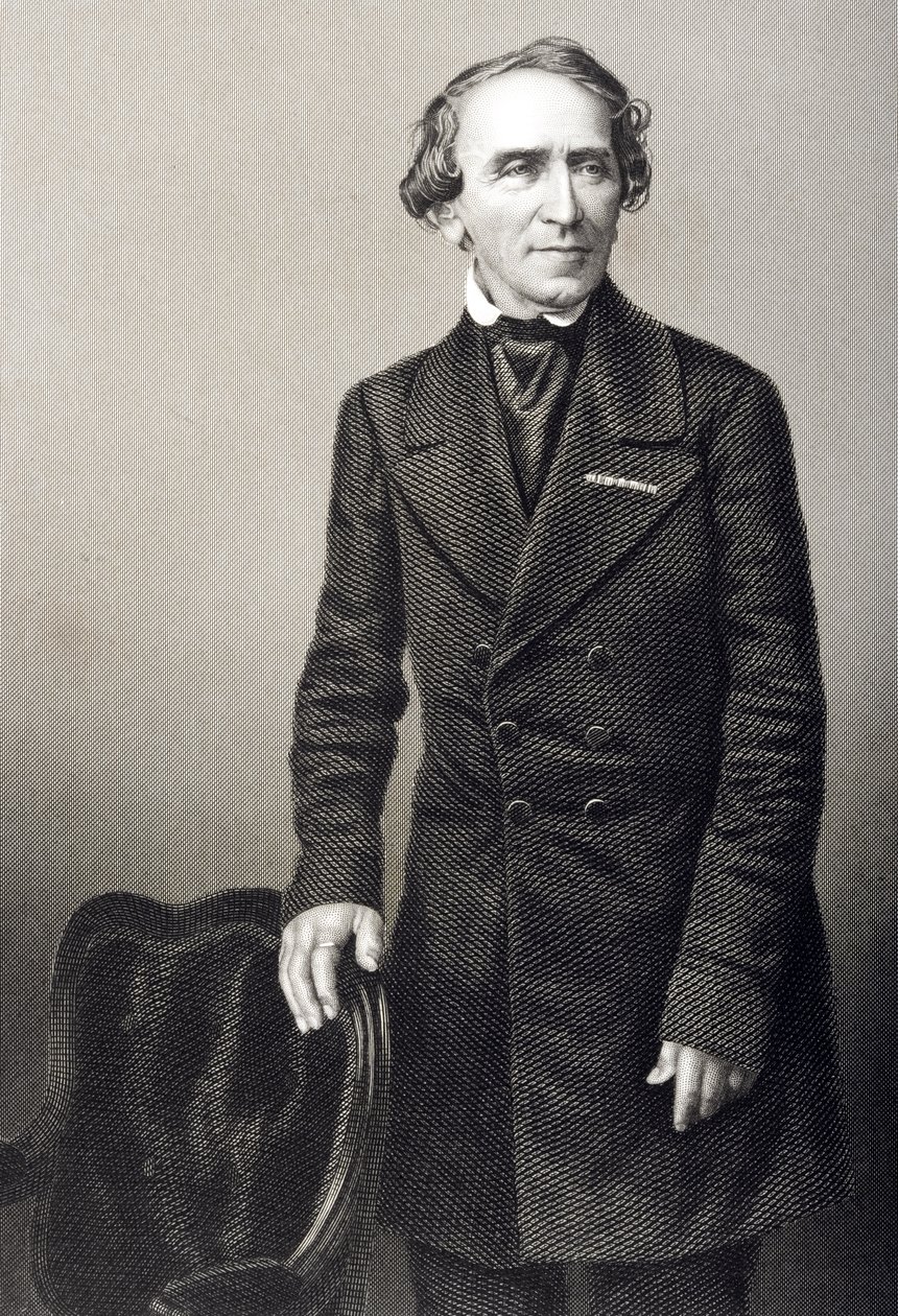 Giacomo Meyerbeer (1791-1864) gravert av D.J. Pund fra et fotografi, fra 