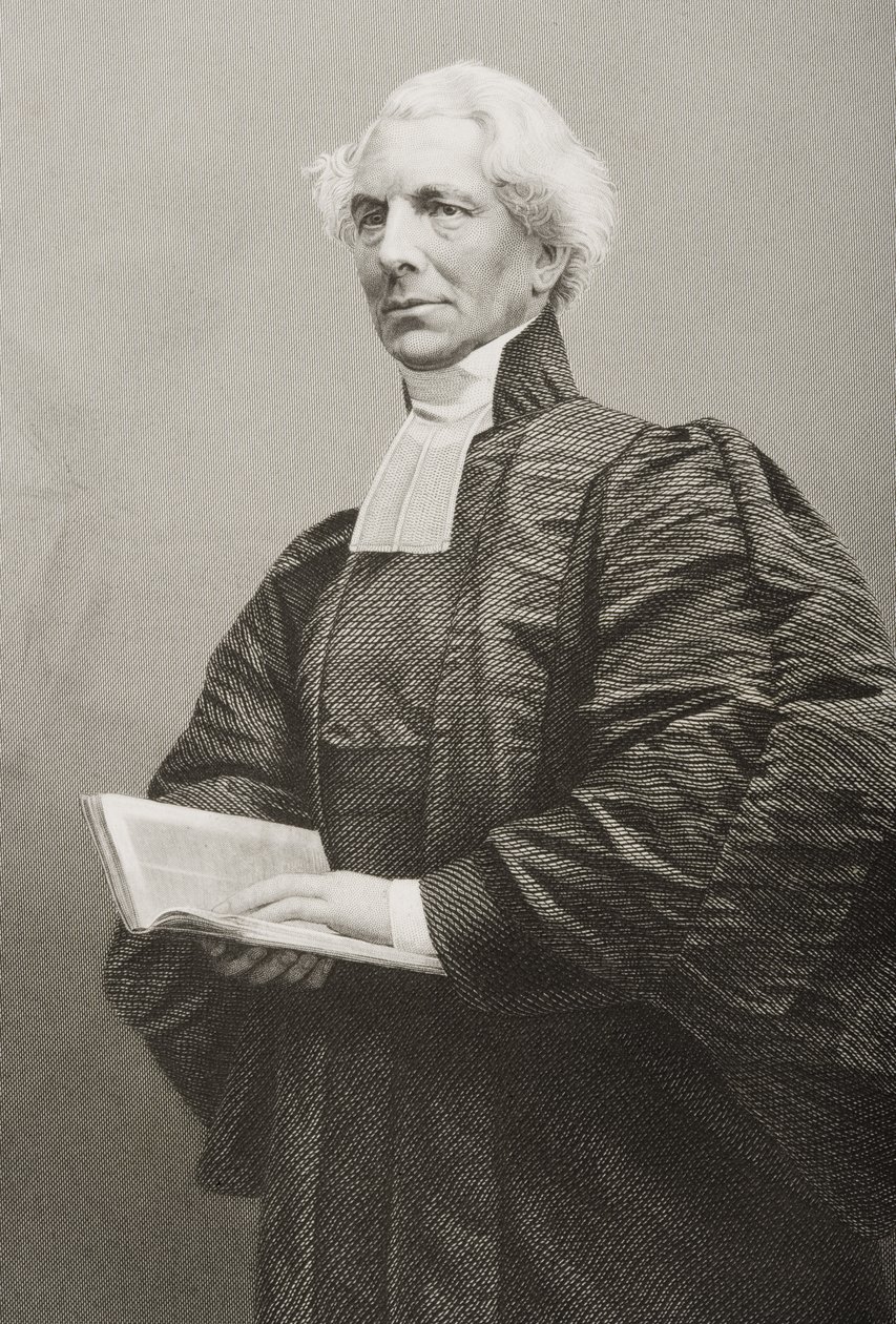 Hugh McNeile (1795-1879) gravert av D.J. Pund fra et fotografi, fra 