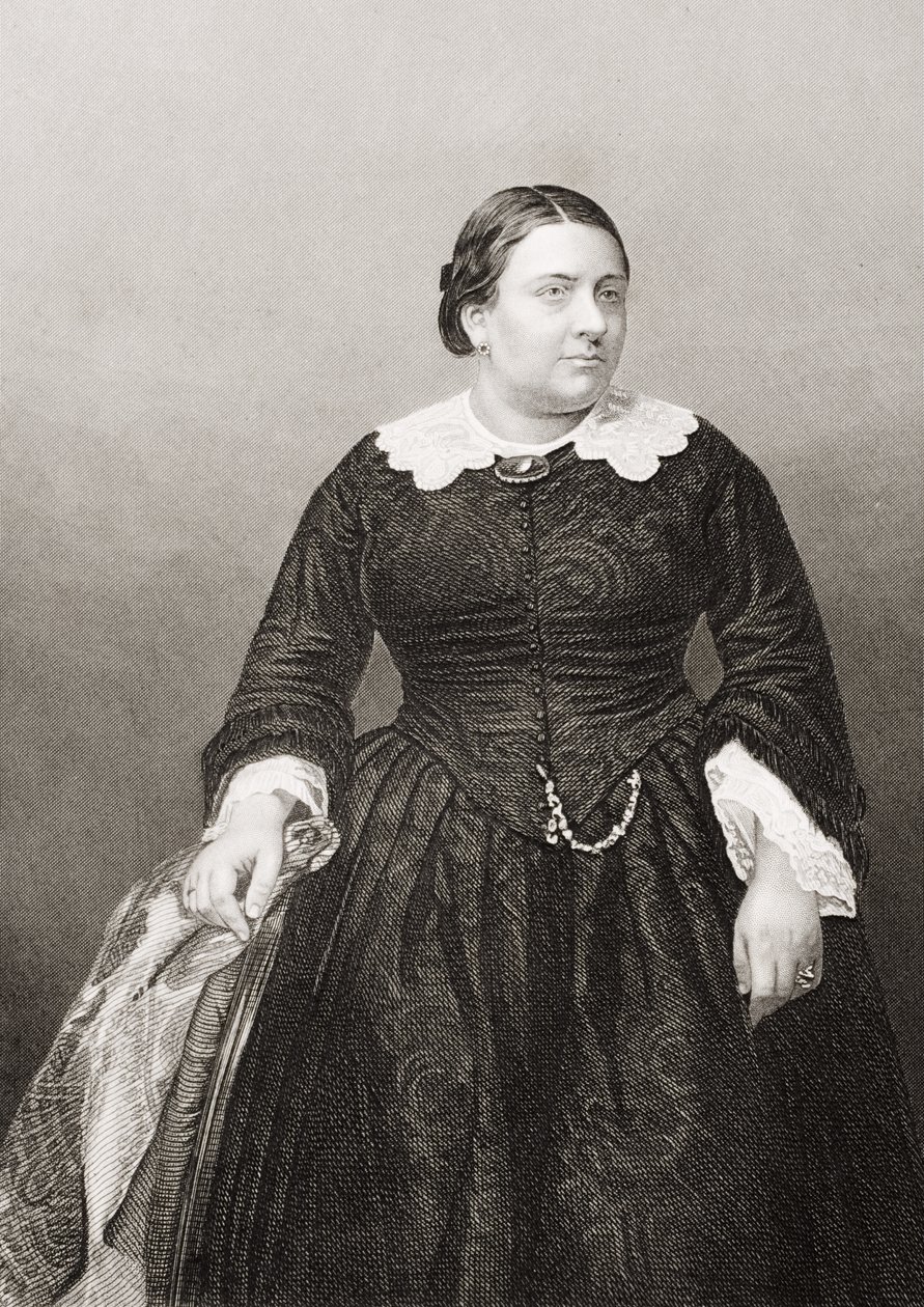 Madame Marietta Alboni (1824-94) gravert av D.J. Pund fra et fotografi, fra 