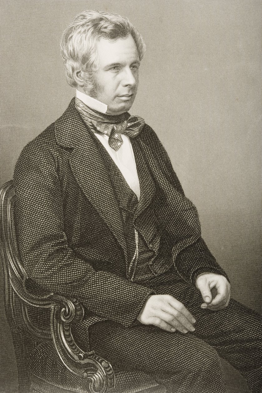 Peter John Locke King (1811-85) gravert av D.J. Pund fra et fotografi, fra 