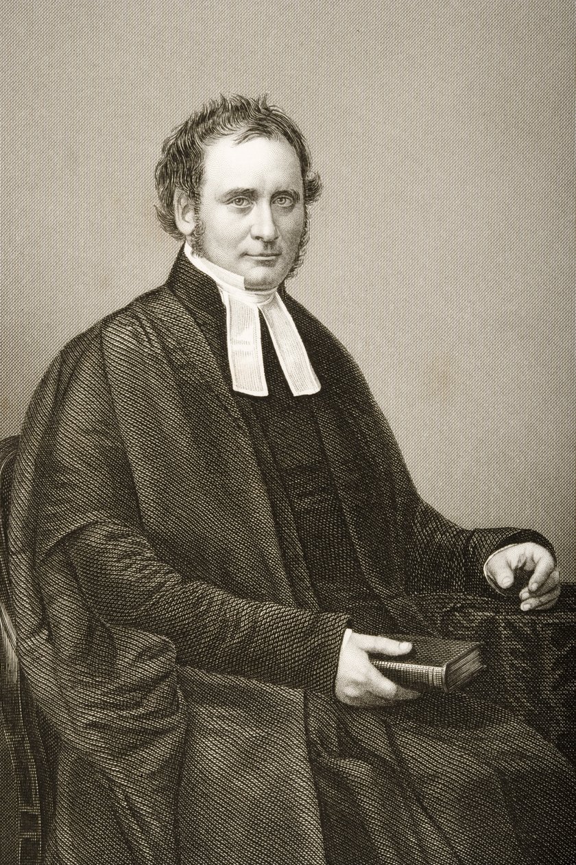 Robert Bickersteth (1816-84) gravert av D.J. Pund fra et fotografi, fra 