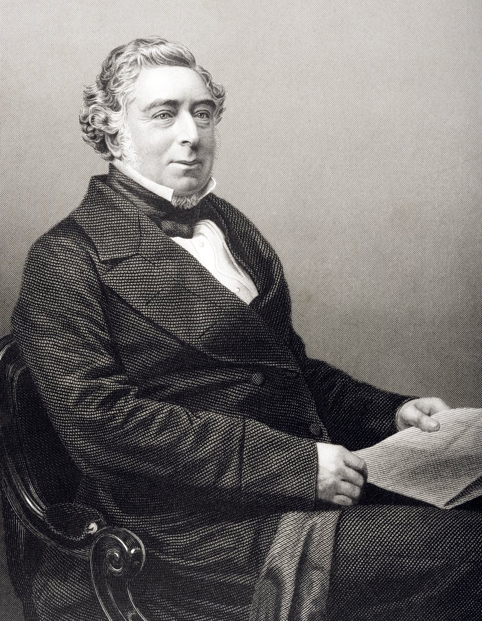 Robert Stephenson (1803-59) gravert av D.J. Pund fra et fotografi, fra 