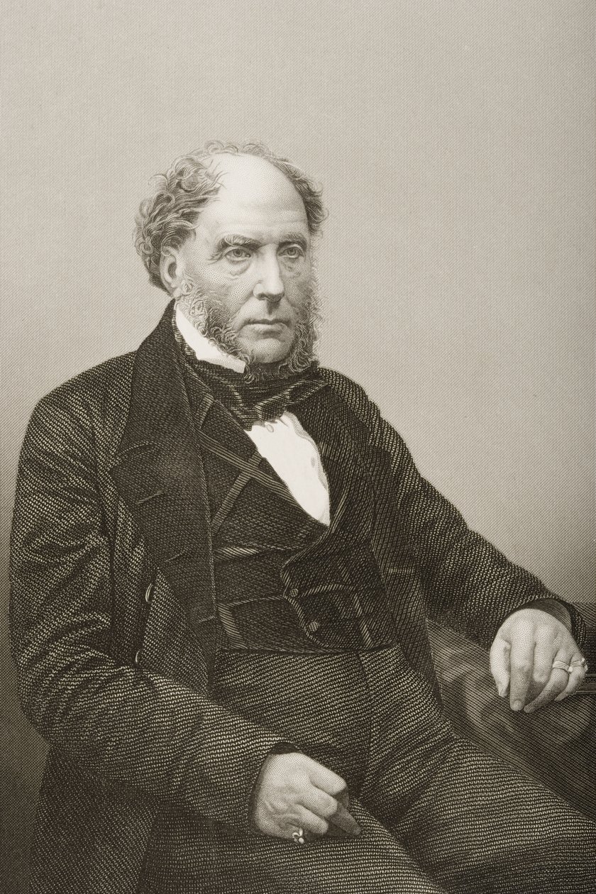 Sir Archibald Alison (1792-1867) gravert av D.J. Pund fra et fotografi, fra 