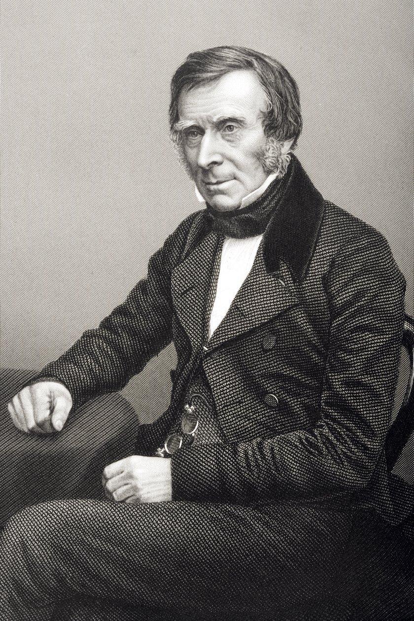 Sir Benjamin Collins Brodie (1783-1862) gravert av D.J. Pund fra et fotografi, fra 