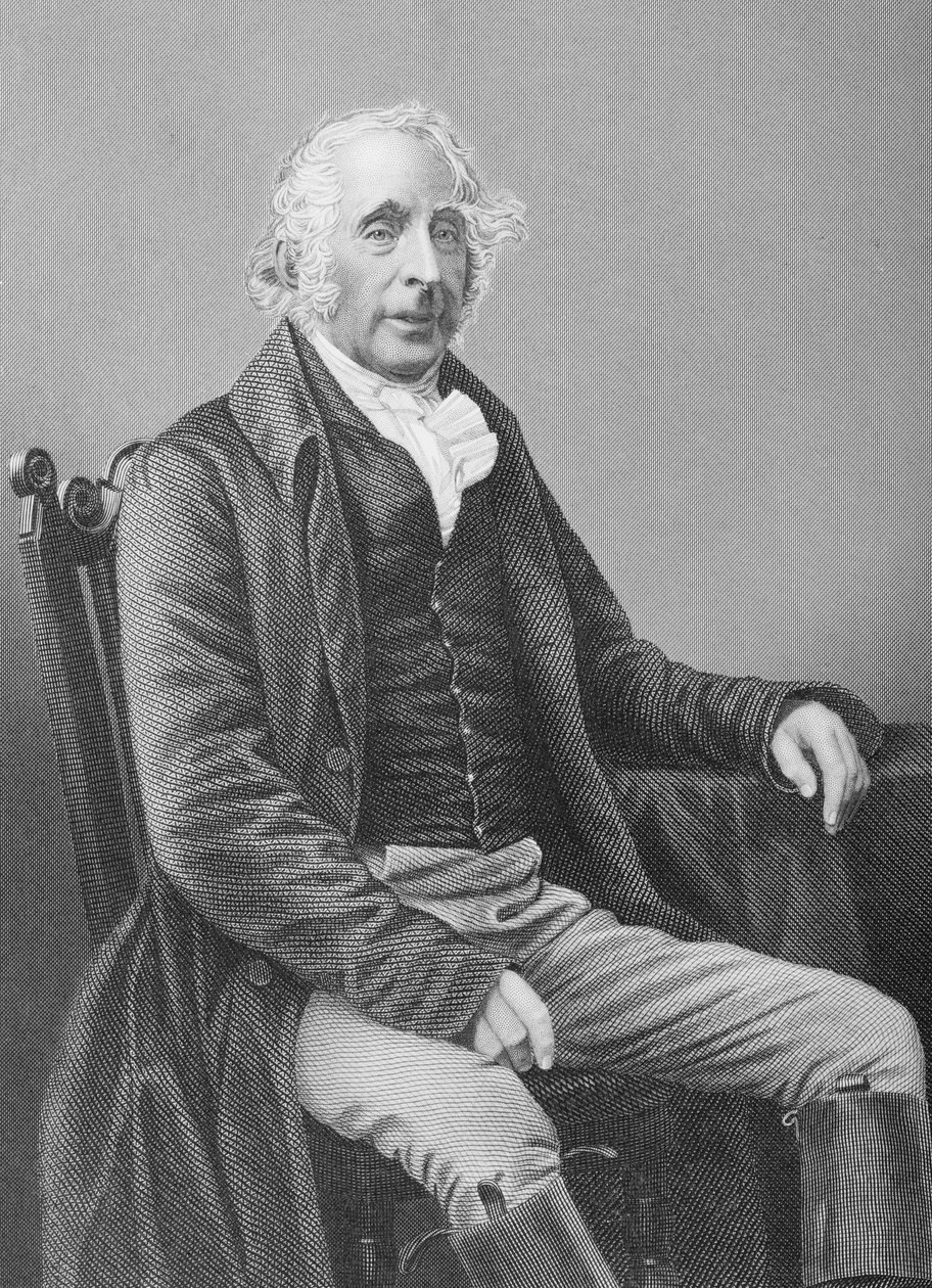 Sir Tatton Sykes (1772-1863) gravert av D.J. Pund fra et fotografi, fra 