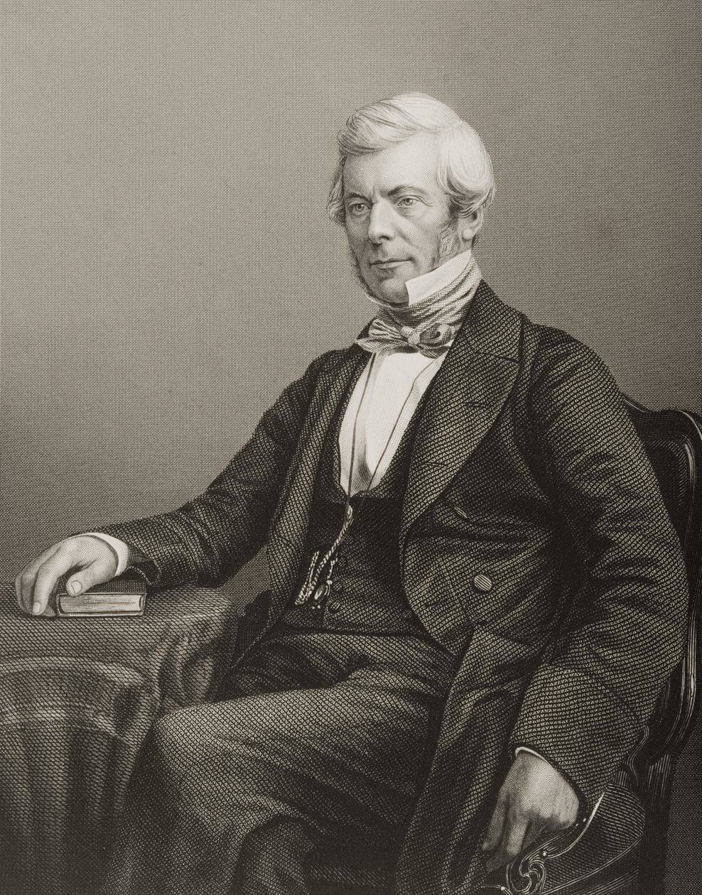 William Chambers (1800-83) gravert av D.J. Pund fra et fotografi, fra 