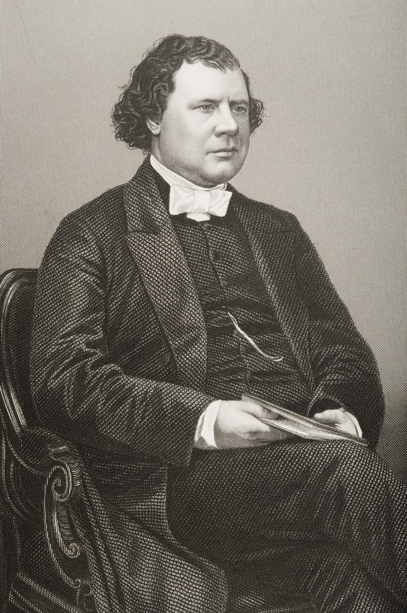 William Morley Punshon (1824-81) gravert av D.J. Pund fra et fotografi, fra 