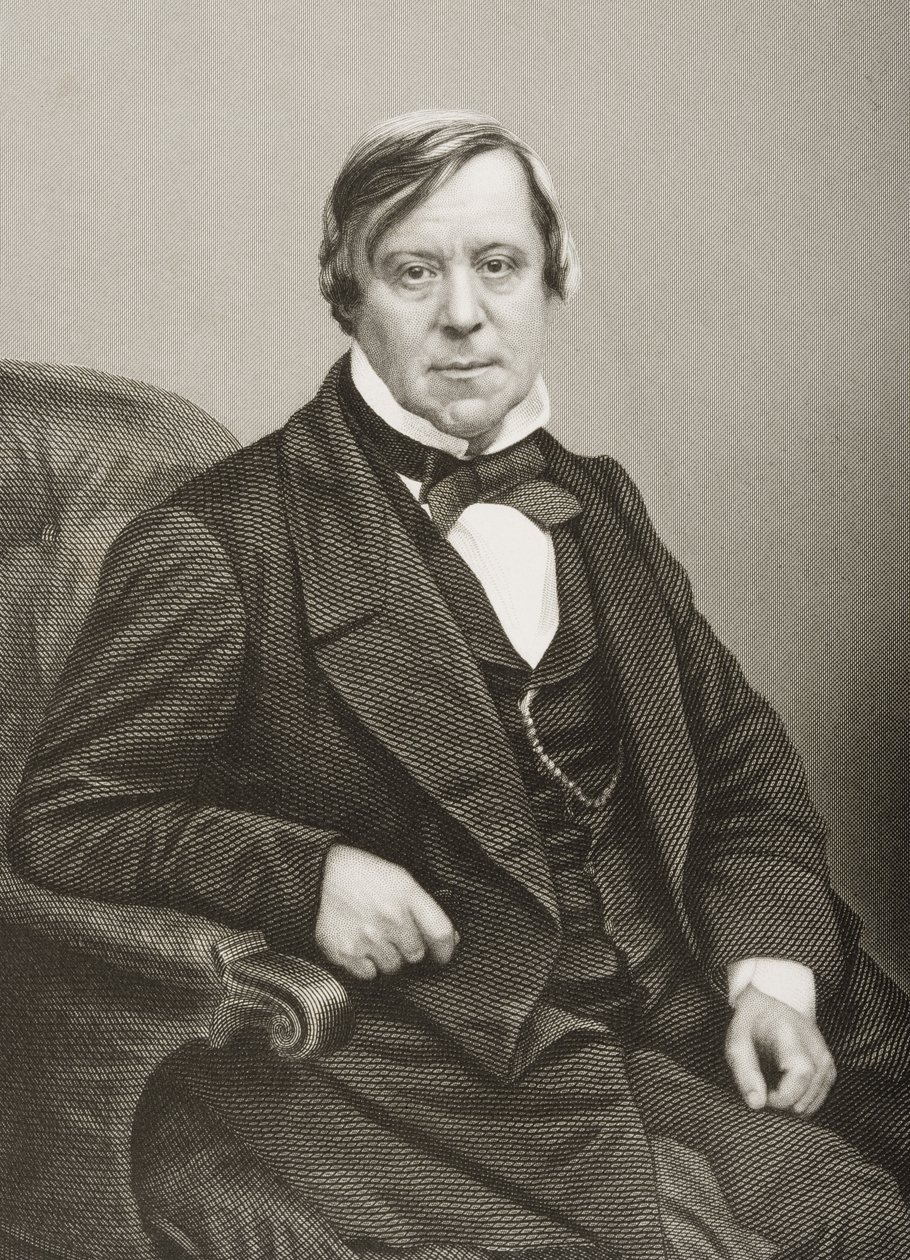 William Scholefield (1809-67) gravert av D.J. Pund fra et fotografi, fra 