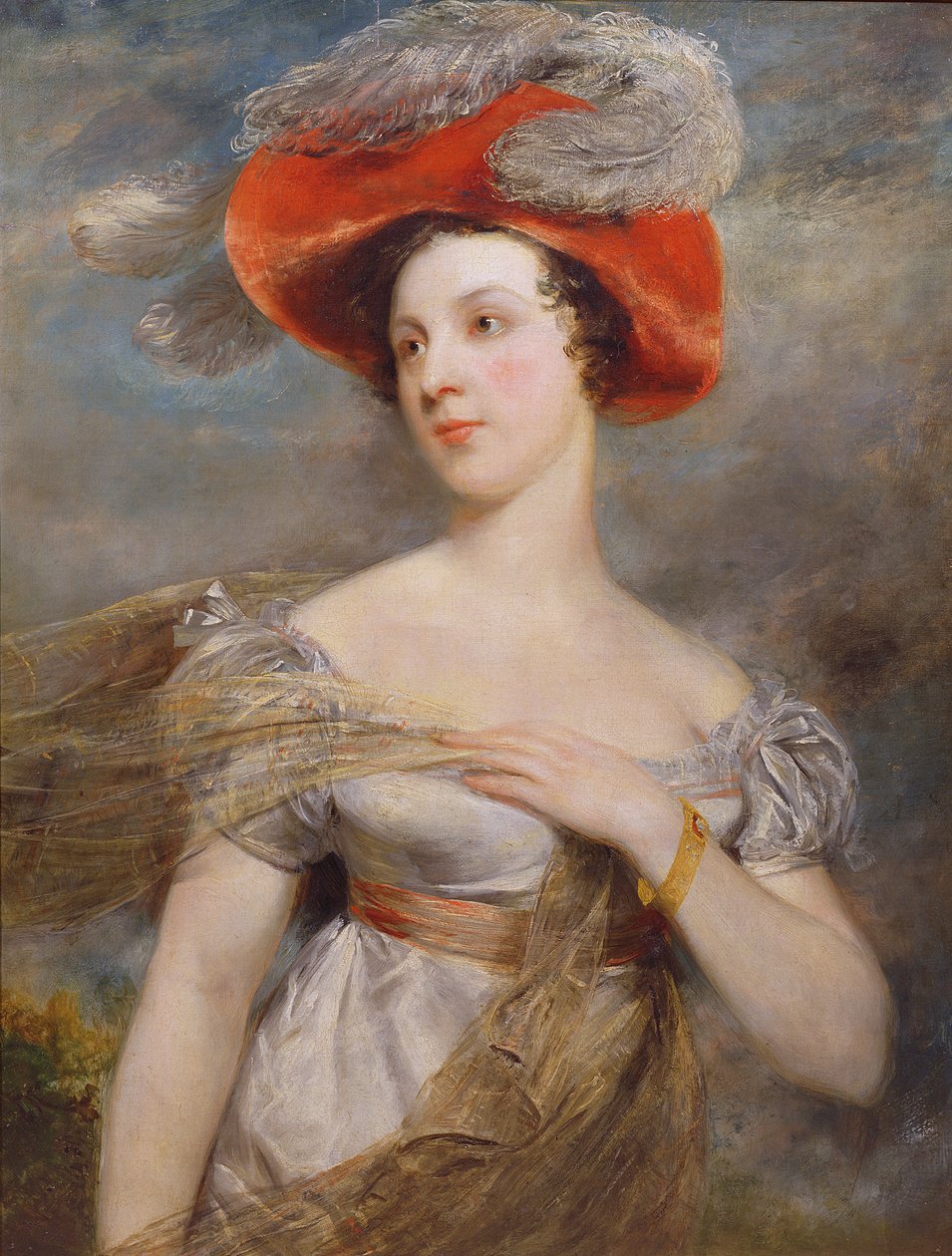 Portrett av Eliza Chester, 1820 (olje på lerret) av John Jackson