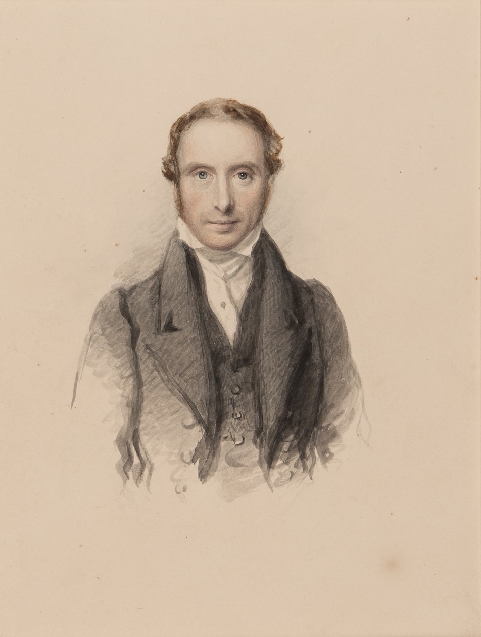 Portrett av Samuel Prout, ca. 1820 (wc på papir) av John Jackson