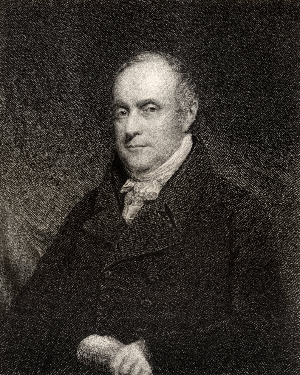 Sir Benjamin Hobhouse, 1st Baronet, gravert av John Cochran (fl.1821-65), fra 