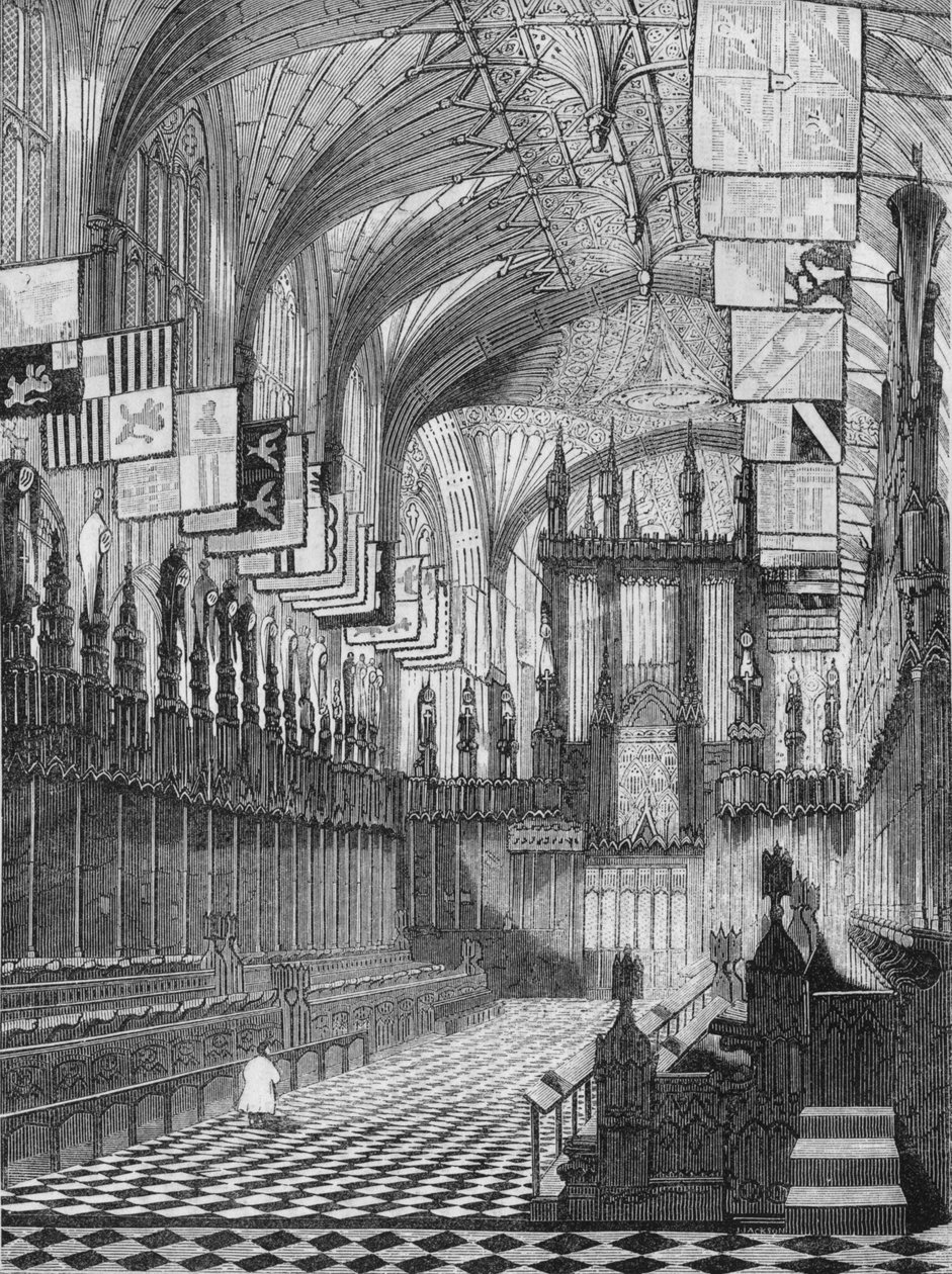 St. Georges kapell, Windsor, 1845 av John Jackson